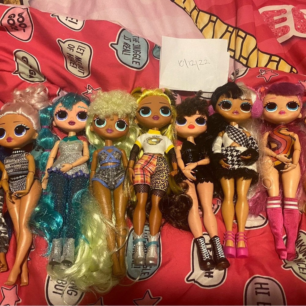 9 omg dolls
